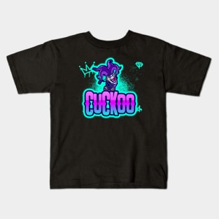 Cuckoo Scary Clown Halloween Kids T-Shirt